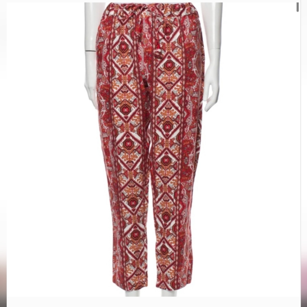 100% Linen Drawstring Rachel Zoe Pants